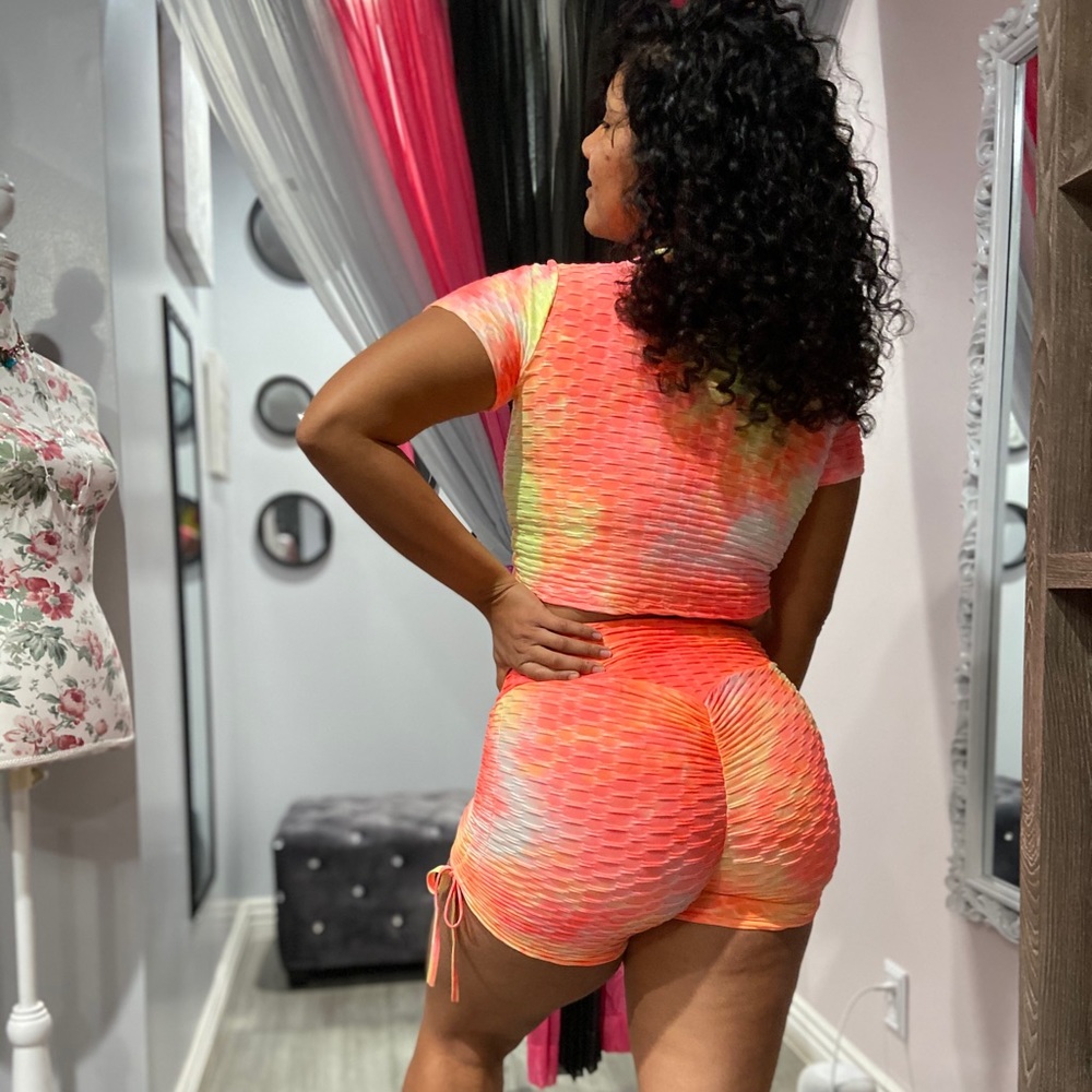 Trendy Tie Dye Workout Wear